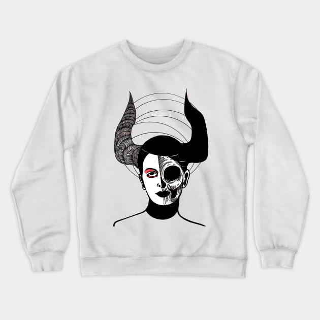 Dead Inside Crewneck Sweatshirt by FUN ART